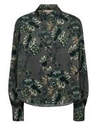 MOS MOSH Mmabina Floro Shirt Grön