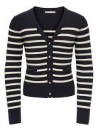 Kids Only Kogamy Life Ls Button Vneck Card Cp Knt Marinblå