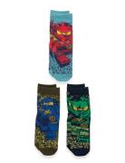 LEGO Kidswear Lwagan 605 - 3-Pack Socks Marinblå