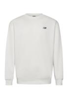 New Balance Linear Graphic Fleece Crew Kräm