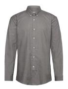 Lindbergh Oxford Superflex Shirt L/S Grå