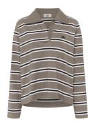 Karen By Simonsen Kbzuelma Striped Polo Ls Svart