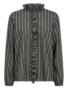 MOS MOSH Mmbilly Stripe Shirt Grön