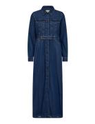 MOS MOSH Mmallaba Denim Dress Marinblå