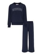 Kids Only Koglinna City Sweat/Pants Set Ot Swt Marinblå