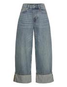 Monki Peggy Lw Baggy Jeans Blå