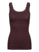 Rosemunde Rwbabette Silk Sl Deep Back Lace To Brun