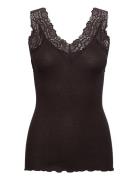 Rosemunde Organic Top W/ Lace Brun