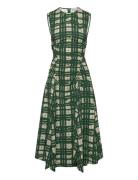 STINE GOYA 2429 Checkered Cady, Sleeveless Gat Grön