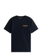 Tommy Hilfiger Hilfiger Herald Back Graphic Tee Marinblå