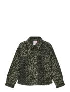 Vero Moda Girl Vmlenora Hayden Ls Leo Denim Shirt Girl Grön