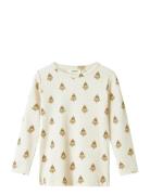 Lil'Atelier Nmflavo Eva Ls Slim Top Lil Kräm