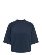 ONLY Onldasie 2/4 O-Neck Raglan Ub Cs Swt Marinblå