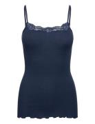 Rosemunde Rwbernadine Organic Sl Strap Lace T Marinblå