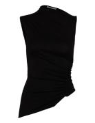 Weekday Draped Top Svart