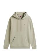 Tommy Jeans Tjm Reg S Flag Hoodie Khaki Green