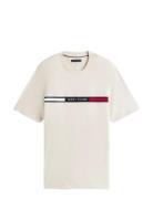 Tommy Hilfiger Hilfiger Chest Insert Tee Kräm
