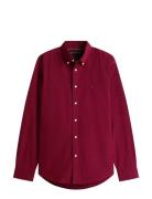 Tommy Hilfiger Flex Poplin Solid Rf Shirt Burgundy