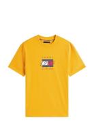 Tommy Hilfiger Linear Flag Graphic Tee Gul