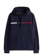 Tommy Hilfiger Hilfiger Chest Insert Hoody Marinblå