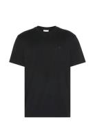 Calvin Klein Ss Supima Chest Emb Crewneck Tee Svart
