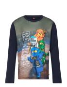 LEGO Kidswear Lwtaffy 608 - T-Shirt L/S Marinblå