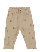 Minymo Pants Corduroy W. Lining Beige
