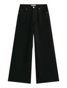 Tommy Hilfiger Dnm Black 70S Wide Leg Hw Svart