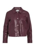 Vila Vihellium Short Jacket - Noos Burgundy