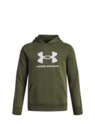 Under Armour Ua Rival Fleece Bl Hoodie Khaki Green