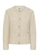 Karen By Simonsen Kbzelda Round Neck Cardigan Kräm