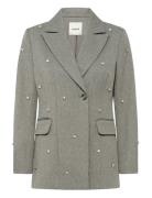 Soaked In Luxury Sllilu Corinne Fitted Blazer Grå