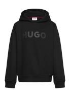 Hugo Kids Hooded Sweatshirt Svart