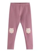 Lindex Leggings Med Borstad Insida Rosa