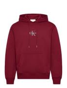 Calvin Klein Jeans Ls Eu 350Terry Micro Monologo Ho Röd