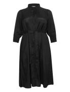 Kaffe Curve Kcemina Oline Dress Svart
