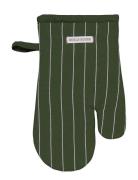 Noble House Oven Glove Pinstripe Grs Grön