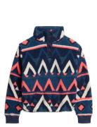 Superdry Sport Super Soft Printed Henley Marinblå