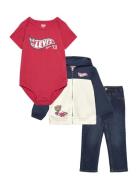 Levi's 3P-3Pc Pant Set Multi/patterned