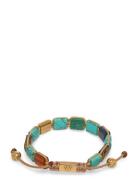 Nialaya The Dorje Flatbead Collection - Turquoise, Blue Lapis, Red Jad...