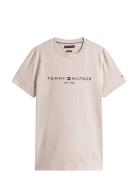 Tommy Hilfiger Tommy Logo Tee Beige