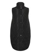 Kaffe Curve Kcmalena Qouilted Waist Coat Svart