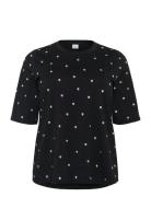 Kaffe Curve Kchelena T-Shirt Svart