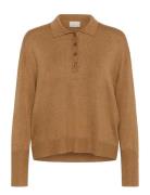 Kaffe Kalizza Polo Pullover Brun