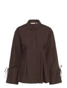 Culture Cuallison Olena Fitted Shirt Brun