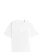 Tommy Hilfiger Ss Tee Cont. Logo Vit