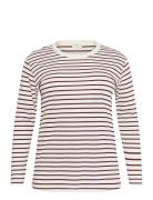 Kaffe Curve Kcwinni Ls T-Shirt Burgundy