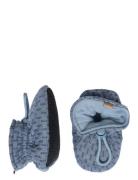 Melton Structure Textile Slippers Blå