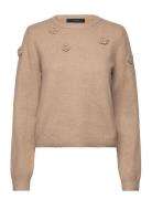 Vero Moda Vmrose Ls O-Neck Pullover Boo Beige