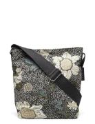 Ceannis Small Shoulder Bag Flower Linen Multi/patterned
